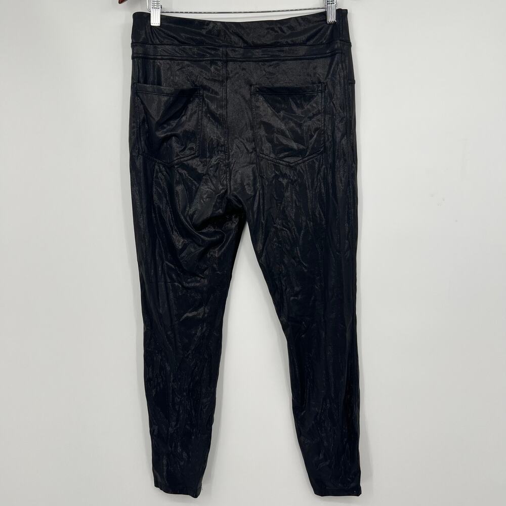 NEW HALARA XL SoftlyZero Faux Leather High Waisted Pocket Work Leggings shimmer - Picture 5 of 8